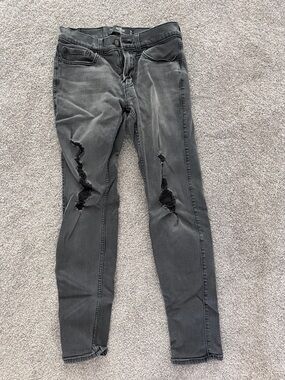 Hollister Black Ripped Skinny Jeans